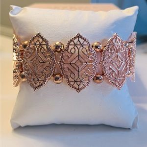 Rose Gold Leaf Bracelet